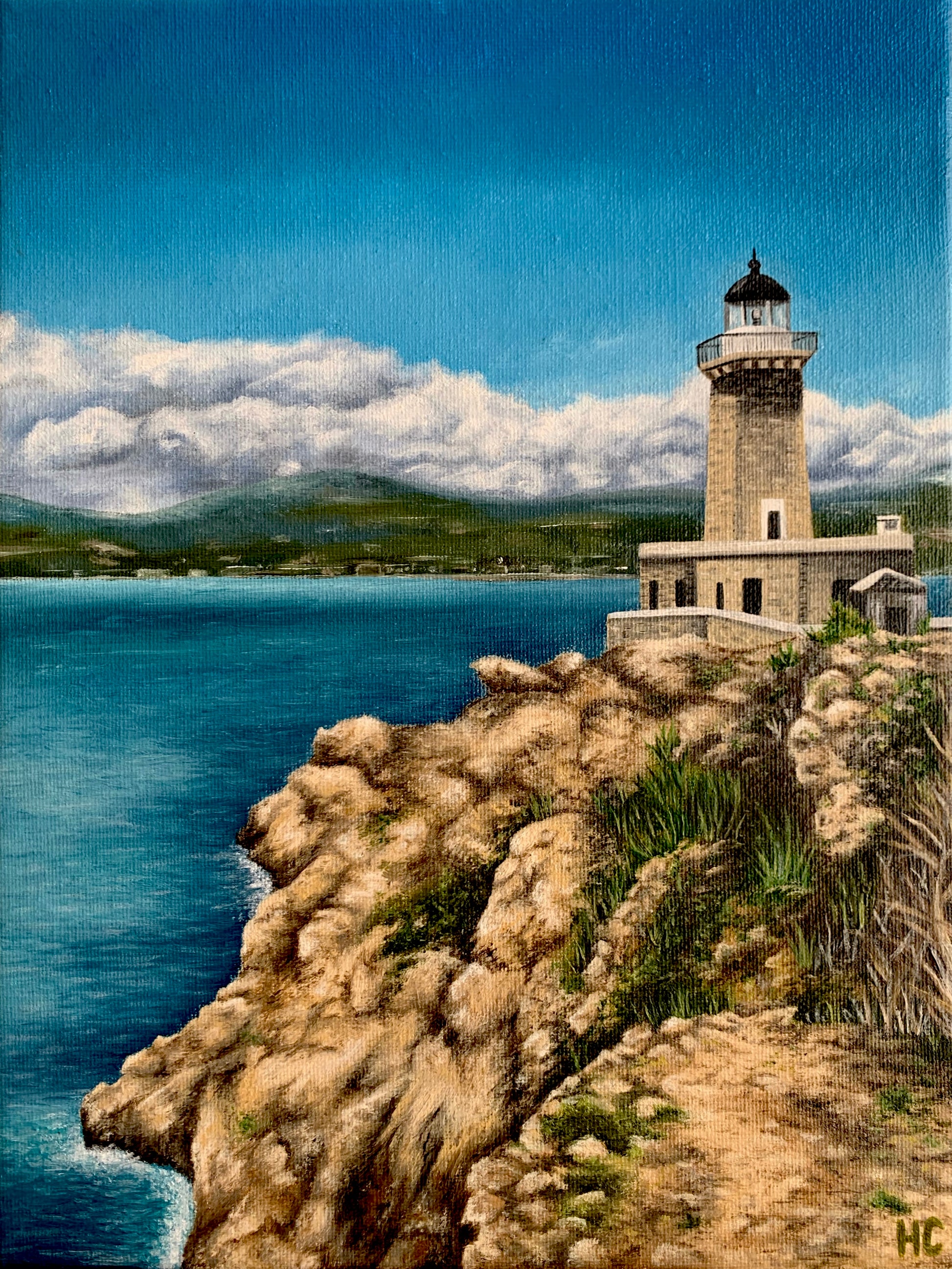 Lighthouse in Greece (Commission)